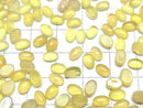 [Video] Yellow Chalcedony AAA Oval Cabochon 6x4mm 10pcs