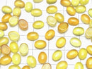 [Video] Yellow Chalcedony AAA Oval Cabochon 8x6mm 10pcs