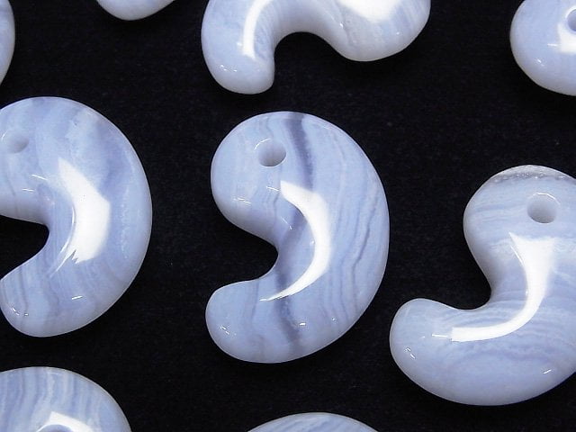 Blue Lace Agate Gemstone Beads