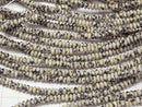 [Video] Dalmatian Jasper Rondelle 4x4x2mm 1strand beads (aprx.15inch/37cm)