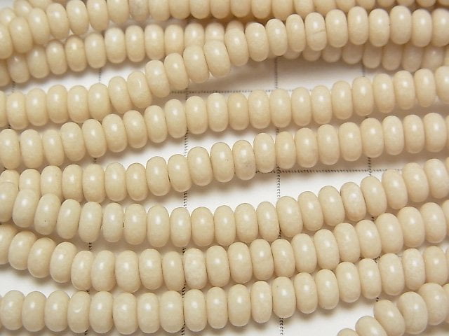 [Video]Riverstone Rondelle 4x4x2mm 1strand beads (aprx.15inch/36cm)