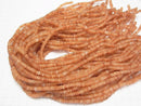 [Video] Orange Aventurine Rondelle 4x4x2mm 1strand beads (aprx.15inch/37cm)
