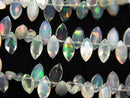 [Video] High Quality Ethiopian Opal AAA- Marquise Faceted 6x3mm Half or 1 Strand Beads (approx. 3 inch/7 cm)