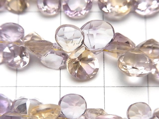 [Video]High Quality Ametrine AAA Chestnut Faceted 1strand (29pcs)