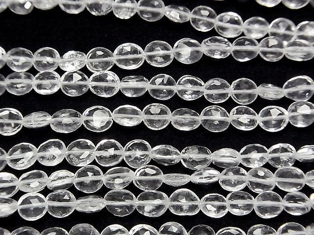 [Video]High Quality Hyalite Opal AAA- Faceted Oval 1strand beads (aprx.16inch/40cm)