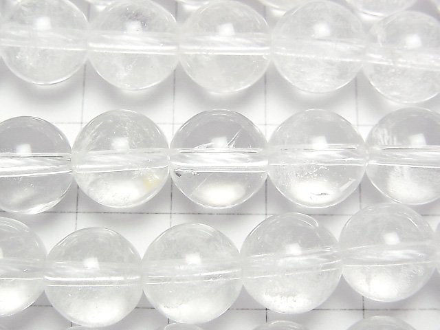 [Video]Crystal Quartz AA++ Round 10mm 1strand beads (aprx.15inch/36cm)