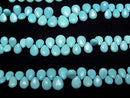 [Video]Armenian Turquoise AAA- Pear shape (Smooth) 1strand beads (aprx.7inch/18cm)