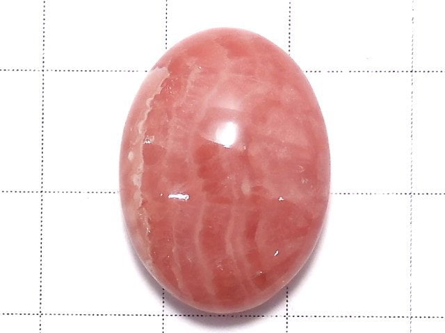 [Video][One of a kind] Argentina Rhodochrosite AAA- Cabochon 1pc NO.13