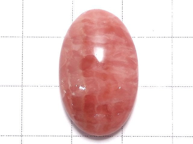 [Video][One of a kind] Argentina Rhodochrosite AAA- Cabochon 1pc NO.16