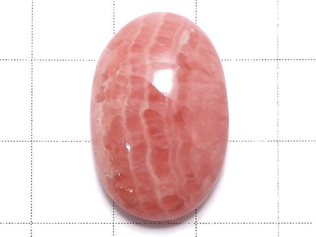 [Video][One of a kind] Argentina Rhodochrosite AAA- Cabochon 1pc NO.17