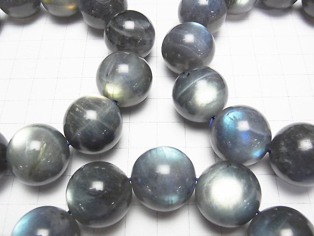 [Video]Labradorite AAA- Round 20mm Bracelet