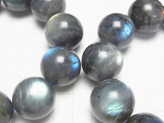 [Video]Labradorite AAA- Round 22mm Bracelet