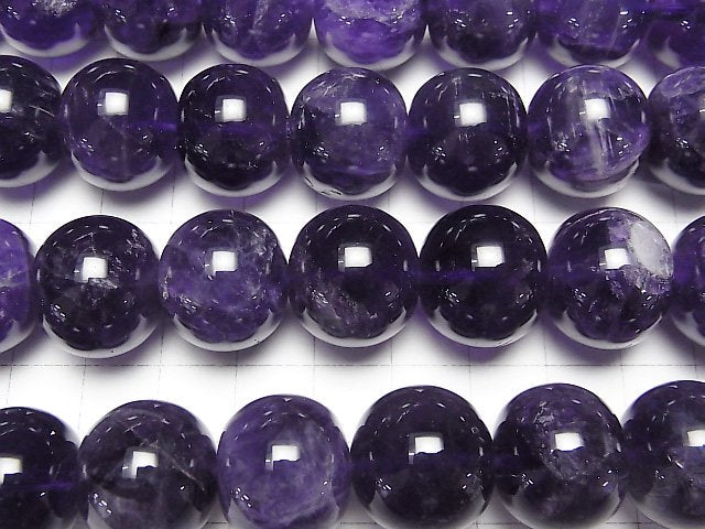 Amethyst AA Semi Round 18mm half or 1strand beads (aprx.15inch/36cm)