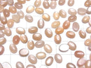 [Video] Peach Moonstone AAA Oval Cabochon 7x5mm 10pcs