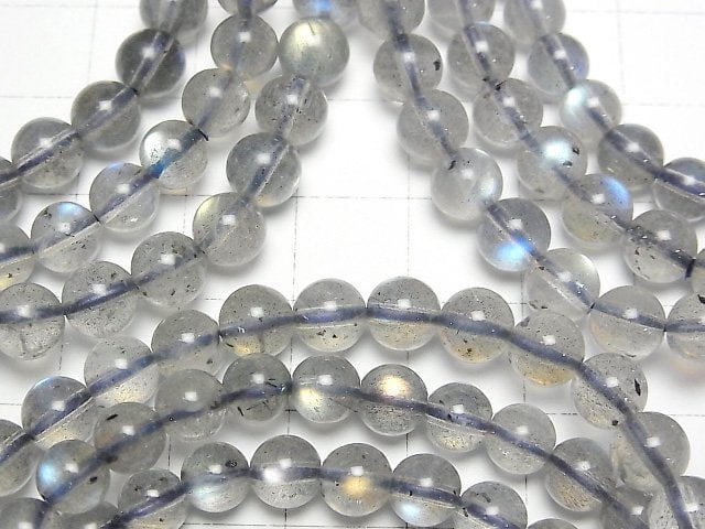 [Video]Labradorite AAA- Round 6mm Bracelet