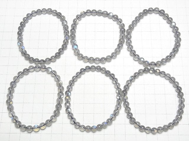 [Video]Labradorite AAA- Round 6mm Bracelet