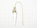 [Video] Crystal AAA- Pendulum with chain gold color 1pc