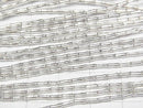 Karen Silver Tube 4x1x1.5mm White Silver Half or 1 Strand Beads (approx. 26 inches/66 cm)