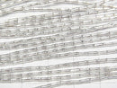 Karen Silver Tube 4x1x1.5mm White Silver half or 1strand beads (aprx.26inch/64cm)