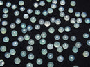 [Video]High Quality Peruvian Blue Opal AAA- Loose stone Round Cabochon 3x3mm 10pcs