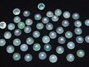 [Video]High Quality Peruvian Blue Opal AAA- Loose stone Round Cabochon 8x8mm 2pcs