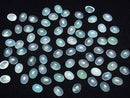 [Video]High Quality Peruvian Blue Opal AAA- Loose stone Oval Cabochon 8x6mm 2pcs