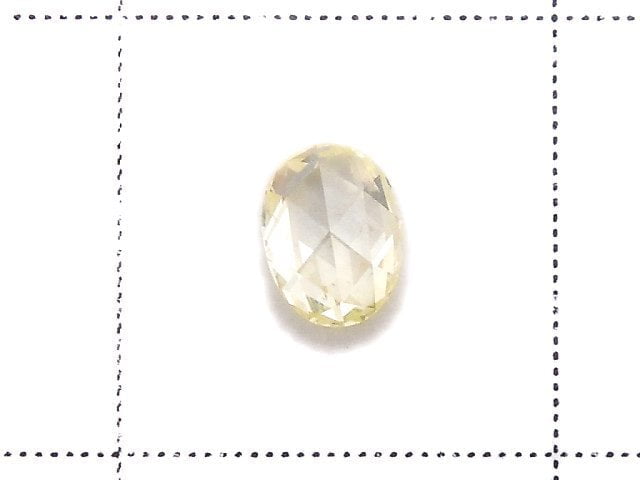 [Video][One of a kind] Yellow Diamond Loose stone Rose Cut 1pc NO.41