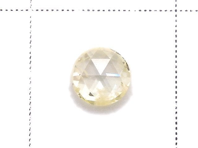 [Video][One of a kind] Yellow Diamond Loose stone Rose Cut 1pc NO.42