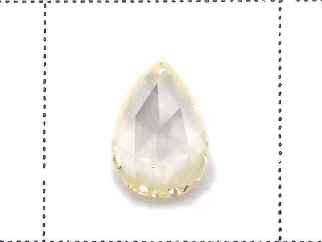 [Video][One of a kind] Yellow Diamond Loose stone Rose Cut 1pc NO.44