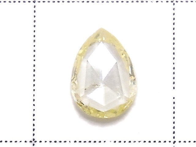 [Video][One of a kind] Yellow Diamond Loose stone Rose Cut 1pc NO.59