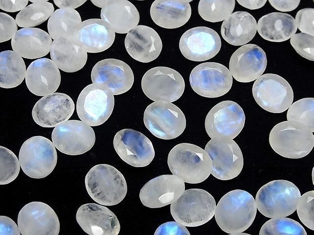 [Video] Rainbow Moonstone AA++ Loose stone Oval Faceted 12x10mm 2pcs