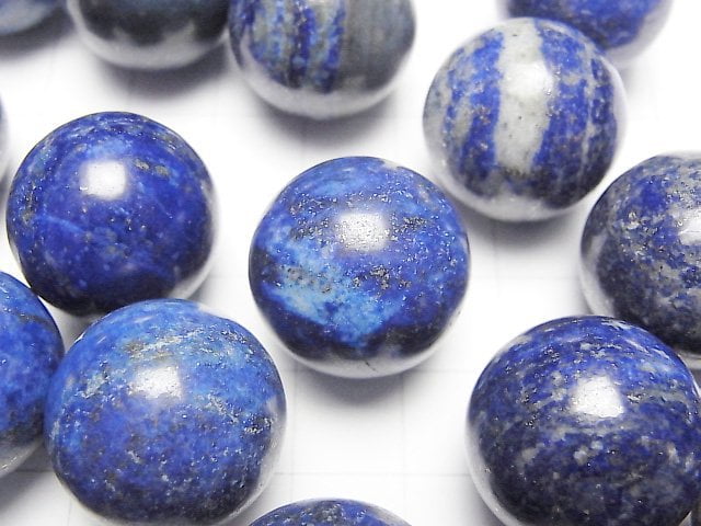 [Video] Lapislazuli AA Sphere ,Round 20mm 3pcs