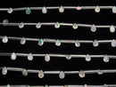 [Video] High Quality Ethiopian Opal AAA Pear shape Faceted 6x4mm 1strand (8pcs )