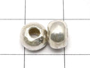 Karen Silver Rondelle 7.5x7.5x5mm 2pcs