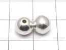 Karen Silver Round Rondelle 8x8x7.5mm 1pc