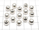 Karen Silver Round Rondelle 8x8x7.5mm 1pc