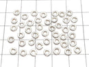 Karen Silver Rondelle 5x5x1mm 10pcs