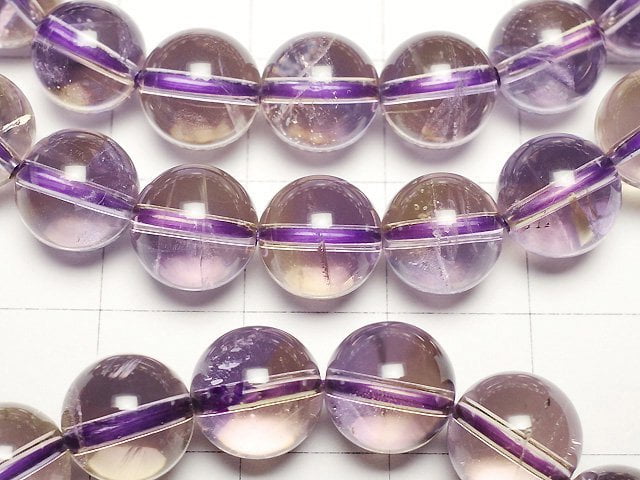 [Video]High Quality Ametrine AAA- Round 8mm Bracelet