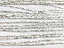 Karen Silver Tube 4x1x1mm White Silver 1-Strand Beads (approx. 26 inches/66 cm)