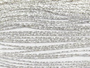 Karen Silver Tube 4x1x1mm White Silver 1-Strand Beads (approx. 26 inches/66 cm)