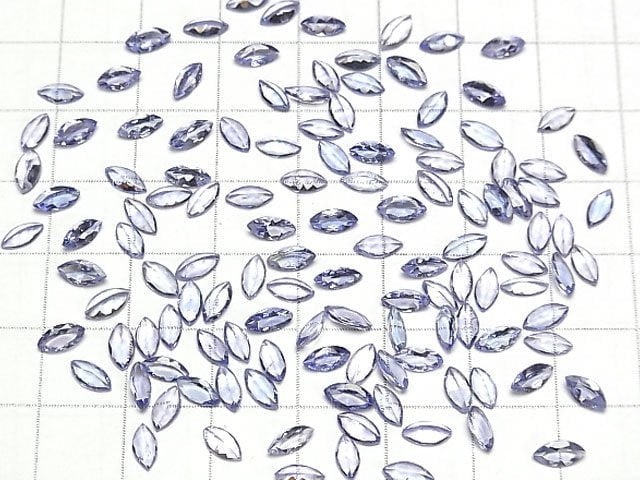[Video]High Quality Tanzanite AAA- Loose stone Marquise Faceted 6x3mm 5pcs
