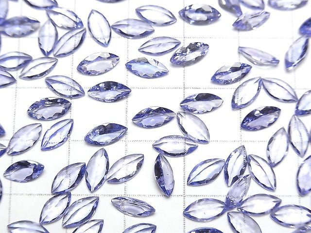 [Video]High Quality Tanzanite AAA Loose stone Marquise Faceted 8x4mm 2pcs