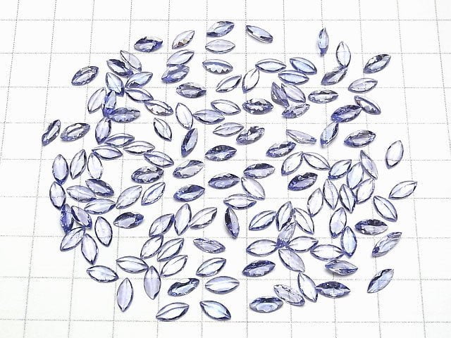 [Video]High Quality Tanzanite AAA Loose stone Marquise Faceted 8x4mm 2pcs