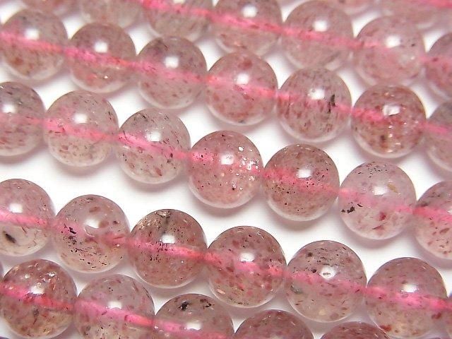 [Video] Pink Epidote AA++ Round 8mm half or 1strand beads (aprx.15inch/36cm)