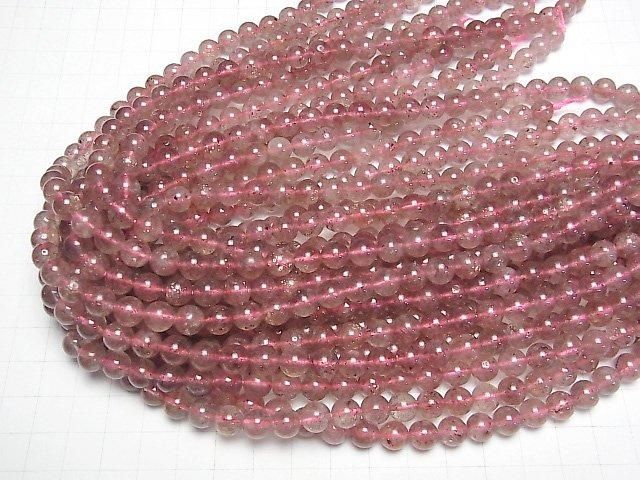 [Video] Pink Epidote AA++ Round 8mm half or 1strand beads (aprx.15inch/36cm)