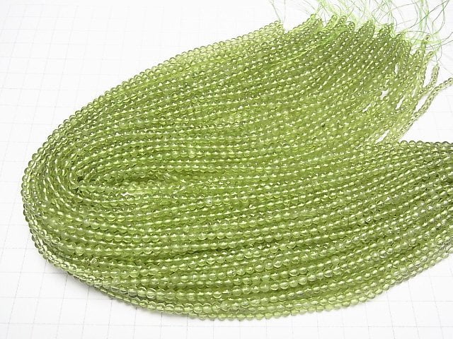 [Video]Peridot AA++ Round 3.5mm 1strand beads (aprx.15inch/37cm)