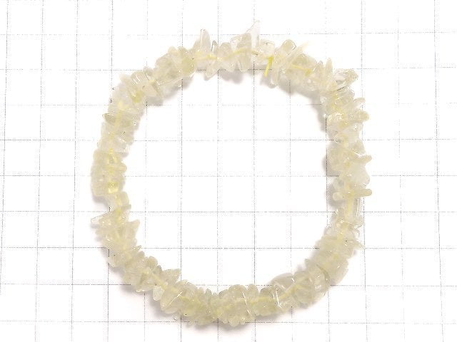 [Video][One of a kind] Libyan Desert Glass AAA Chips (Small Nugget) Bracelet NO.27