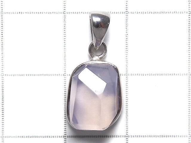 [Video][One of a kind] High Quality Scorolite AAA- Faceted Pendant Silver925 NO.107