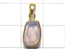 [Video][One of a kind] High Quality Scorolite AAA- Faceted Pendant 18KGP NO.120