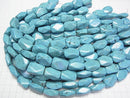[Video]Magnesite Turquoise Faceted Rectangle 22x15mm half or 1strand beads (aprx.14inch/35cm)